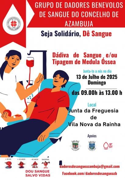 Dádiva de Sangue e/ou Tipagem de Medúla Óssea