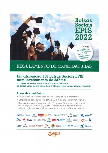 Bolsas Sociais EPIS 2022 