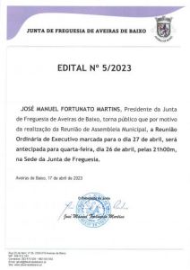 Edital n.º 5/2023