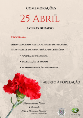 Comemoração 25 de Abril  - Sede Junta de Freguesia 