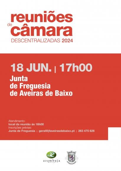 Reunião de Câmara descentralizada na Junta Freguesia de Aveiras de Baixo