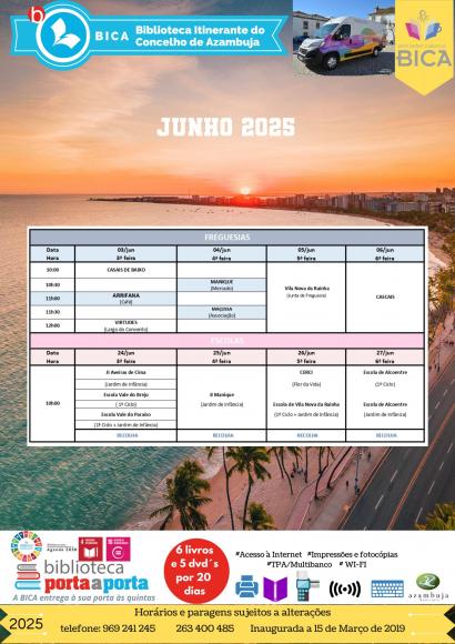 Calendário BICA - Junho 