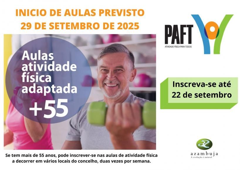 PAFT +55 | Ano Letivo 2025/2026