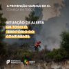 Situação de alerta em todo o território do continente prolongada até dia 19 de agosto