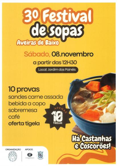 3.º Festival de Sopas 2025 - Aveiras de Baixo 3.º Festival de Sopas 2025 - Aveiras de Baixo