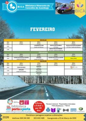 BICA - Biblioteca Itinerante do Concelho de Azambuja | Fevereiro