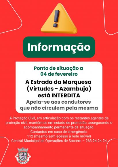 Informa&ccedil;&atilde;o &agrave; popula&ccedil;&atilde;o - Ponto de Situa&ccedil;&atilde;o