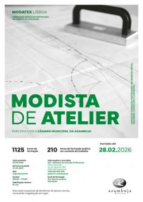 Pr&eacute;-inscri&ccedil;&otilde;es para forma&ccedil;&atilde;o de Costureiro/Modista