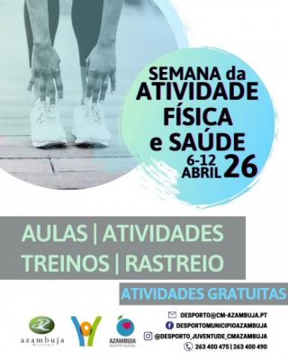 6.&ordf; Edi&ccedil;&atilde;o da Semana da Atividade F&iacute;sica e da Sa&uacute;de - 6 a 12 de abril de 2026