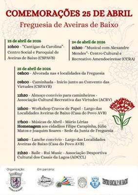 Comemora&ccedil;&otilde;es 25 de abril