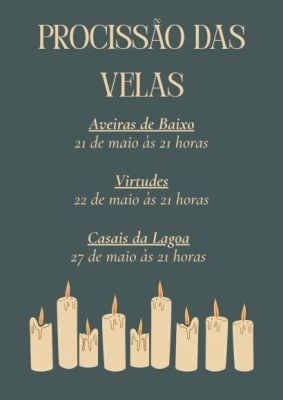 Prociss&atilde;o das Velas - Freguesia de Aveiras de Baixo
