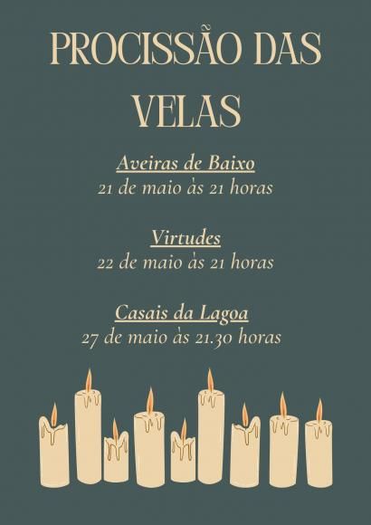 Prociss&atilde;o das Velas - Freguesia de Aveiras de Baixo