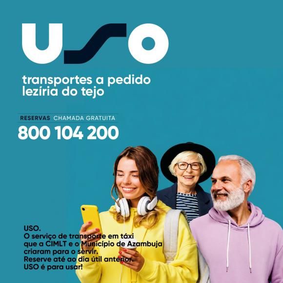 USO - Transporte a pedido da Lez&iacute;ria do Tejo