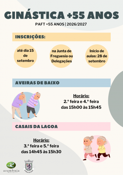 PAFT +55 | Ano Letivo 2026/2027