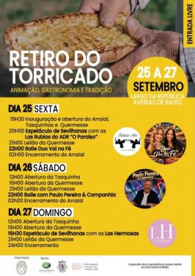Retiro do Torricado Aveiras de Baixo | 25, 26 e 27 de setembro 2026
