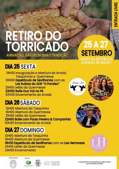 Retiro do Torricado Aveiras de Baixo | 25, 26 e 27 de setembro 2026