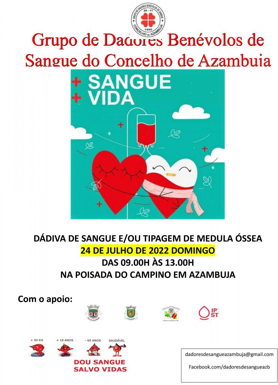 Grupo de Dadores Benévolos de Sangue do Concelho de Azambuja.