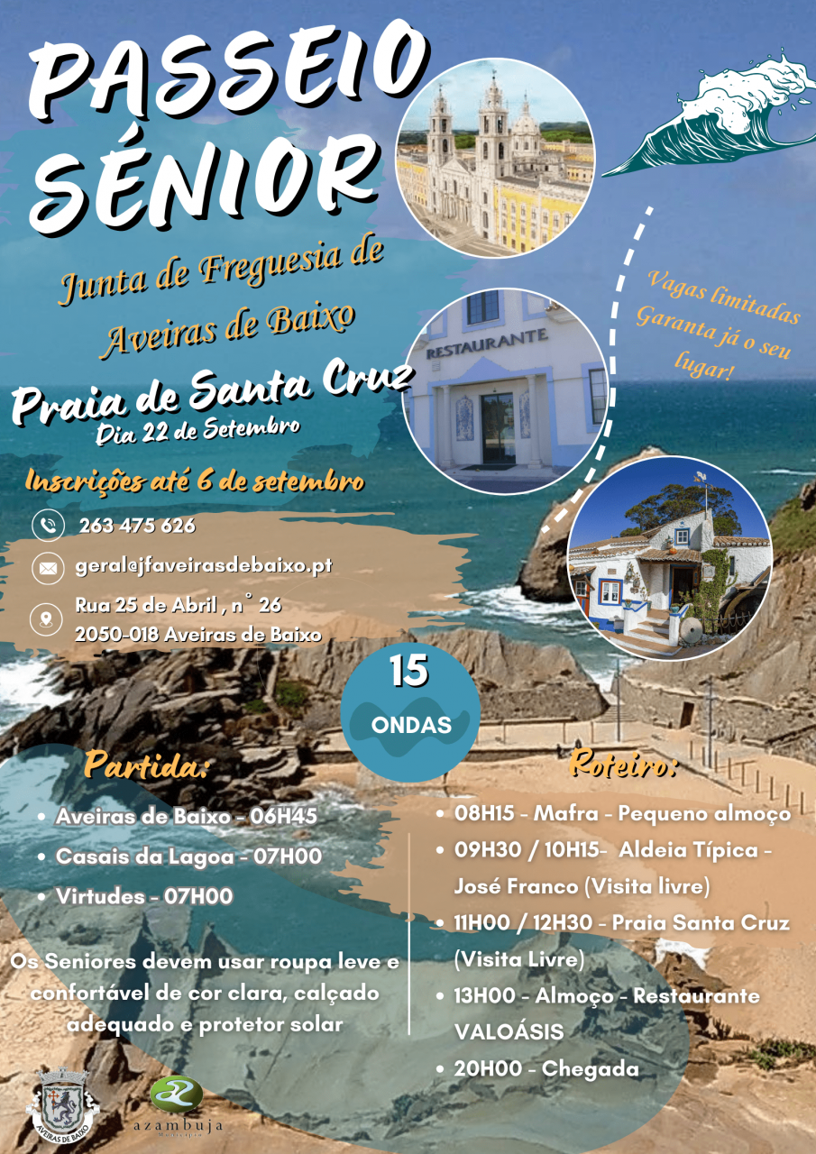 Passeio Sénior - Praia de Santa Cruz 