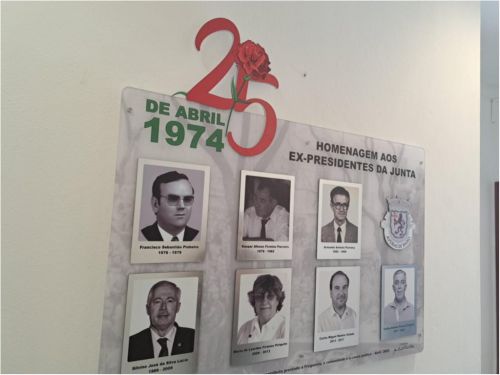 Comemoração do 49º - 25 de Abril - Homenagem aos Ex-Presidentes da Junta de Freguesia de Aveiras de Baixo